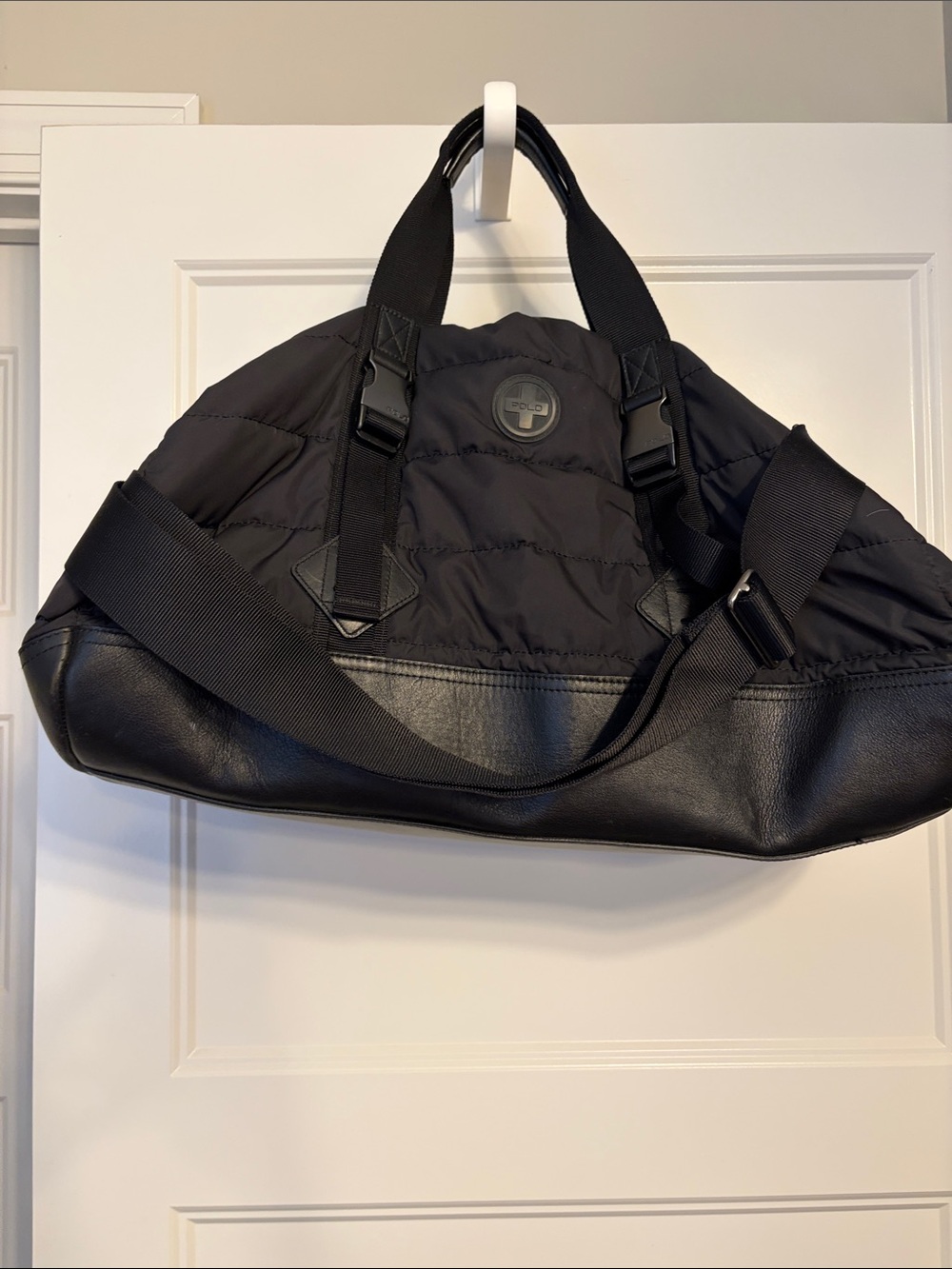Polo by Ralph Lauren Black Quilted Men's Duffel Bag - Picture 4 of 4